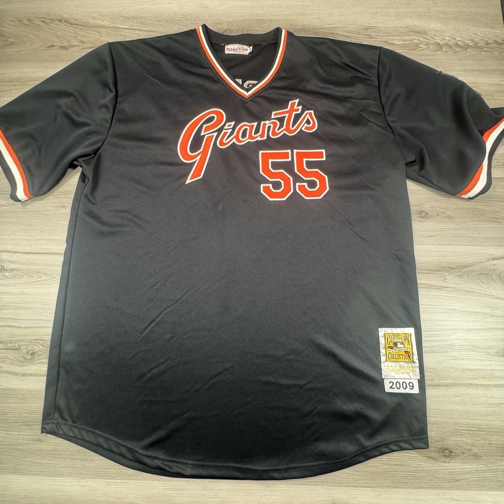 Mitchell‎ & Ness SF Giants Tim Lincecum #55 Jersey 2009 Cy Young Patch SZ 60 EUC